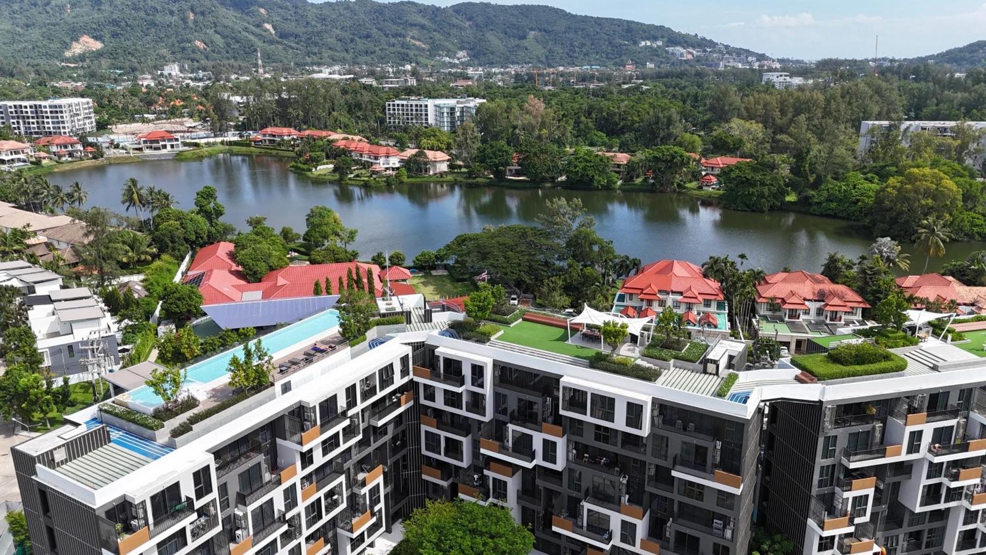 Sky Park Laguna 1Bdr Lake View Thalang Luaran gambar